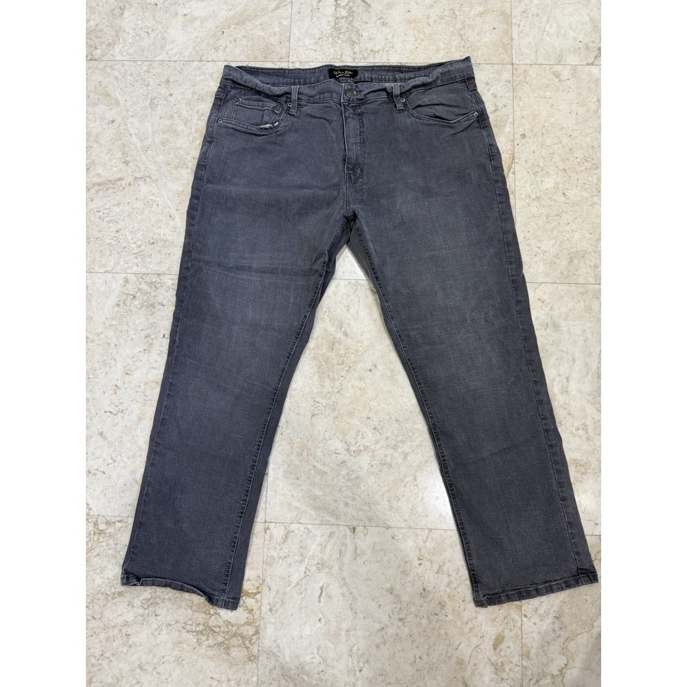 Urban star premium apparel 42x30 dark grey gray black Jeans Pants